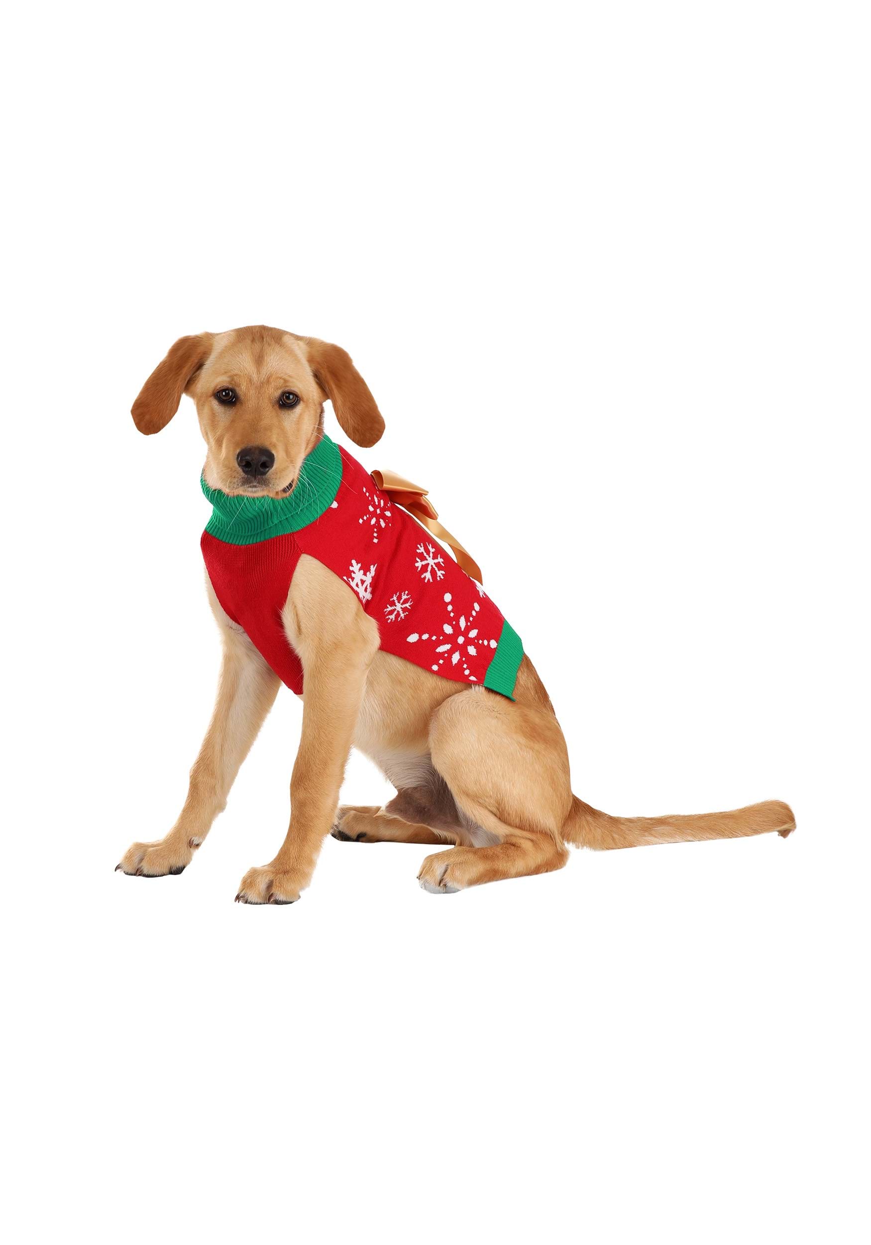 Christmas Present Sweater For Dogs