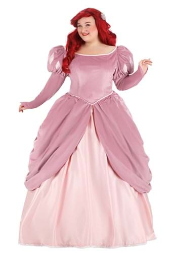 Click Here to buy Womens Plus Size Disney Pink Dress Ariel Costume Dress from HalloweenCostumes, CDN Funds & Shipping