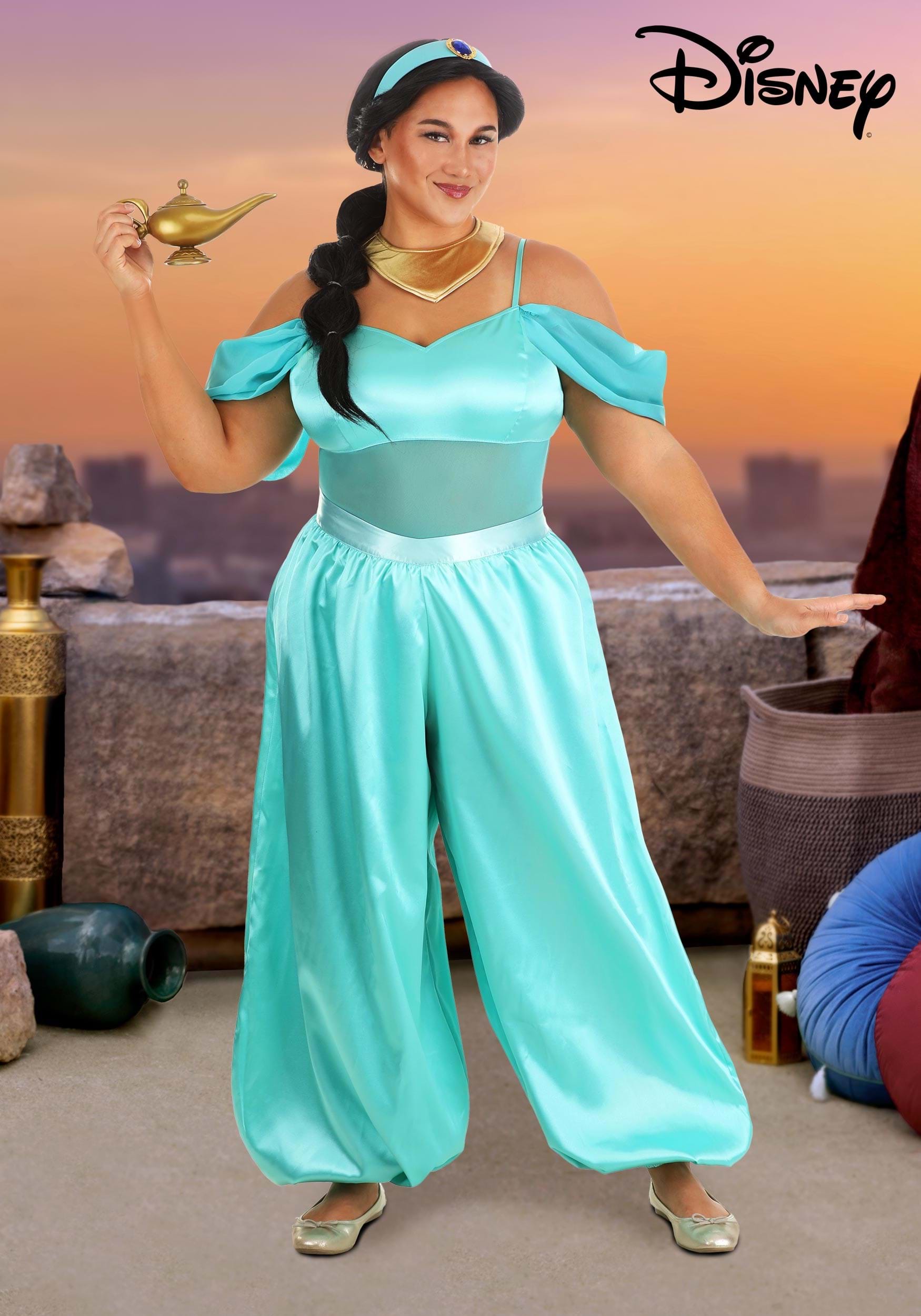 SUEE Girls Jasmine Princess Costume Halloween Cosplay Party Dress Up -  Walmart.com