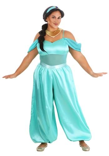 Click Here to buy Disney Aladdin Plus Size Womens Jasmine Costume from HalloweenCostumes, CDN Funds & Shipping