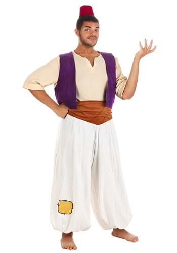 Click Here to buy Mens Plus Size Disney Aladdin Deluxe Costume from HalloweenCostumes, CDN Funds & Shipping