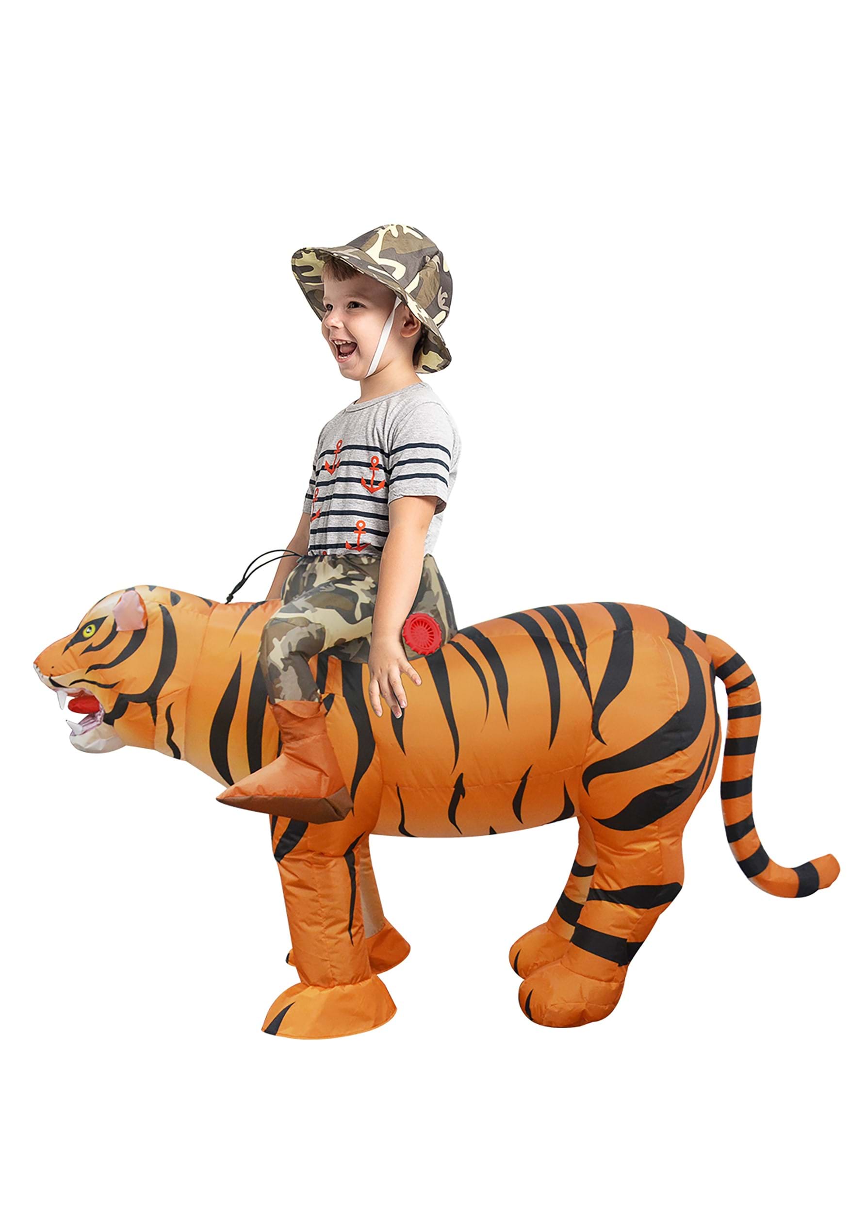 Inflatable Ride A Tiger Child Costume