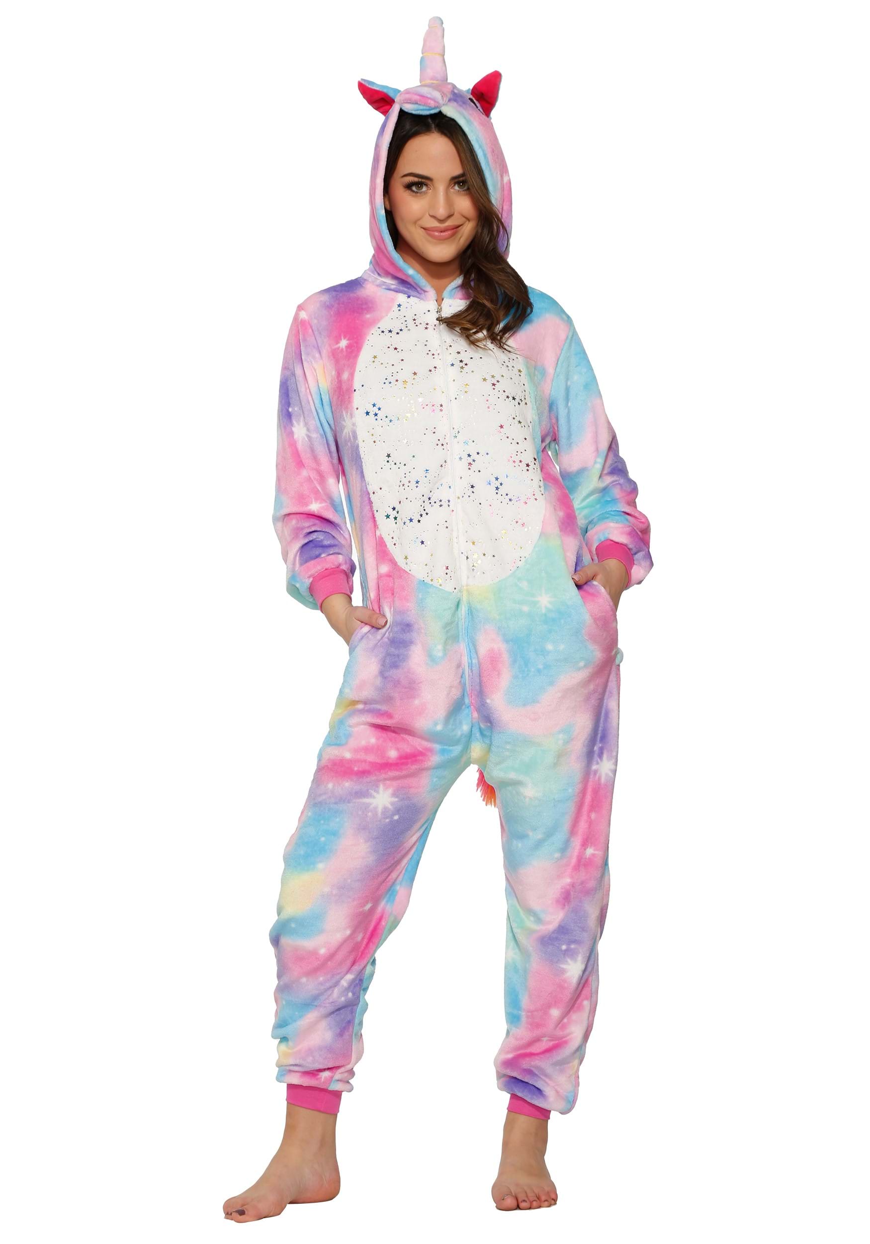 Women's Magical Unicorn Costume Adult Unicorn Onesie Hooded X-Small :  : Clothing, Shoes & Accessories
