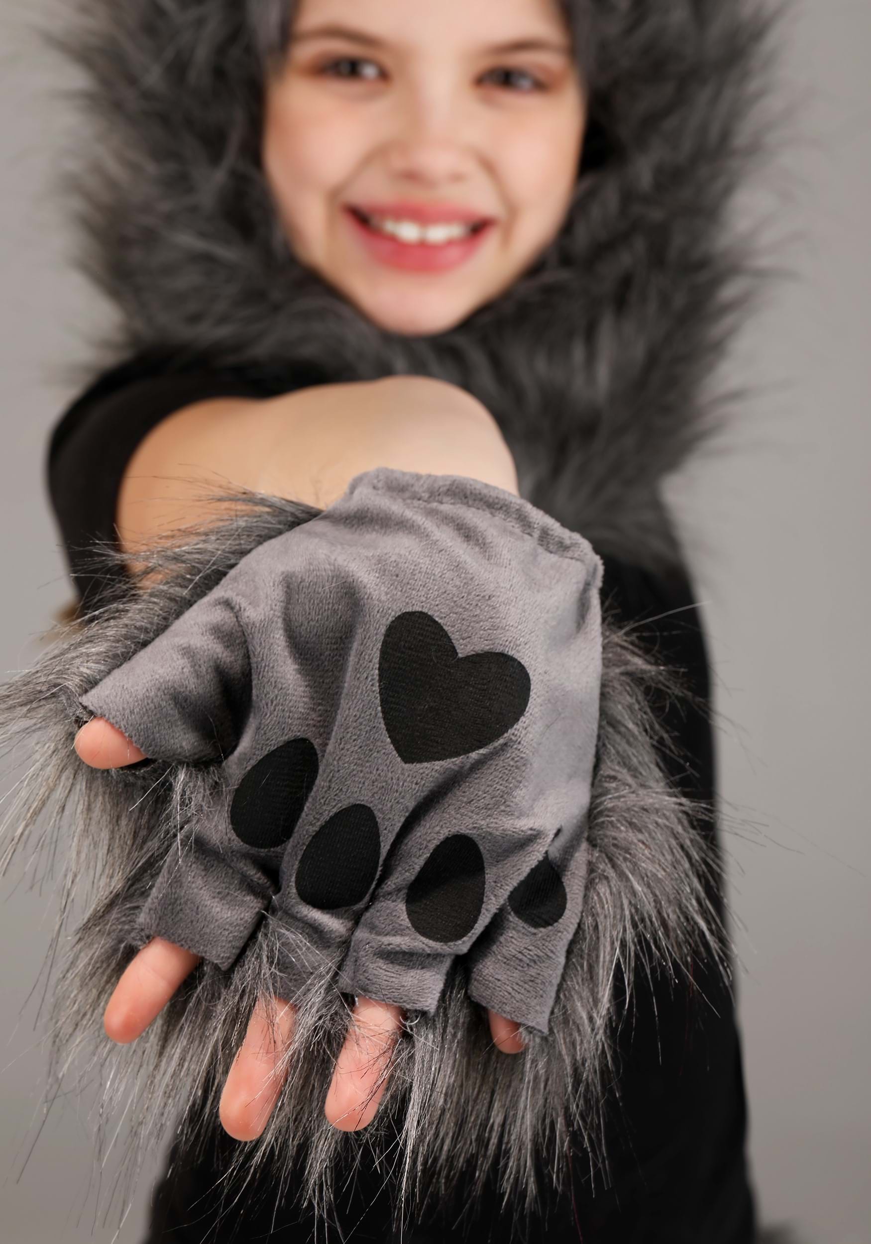 Wolf Hood, Hands & Tail Costume Kit