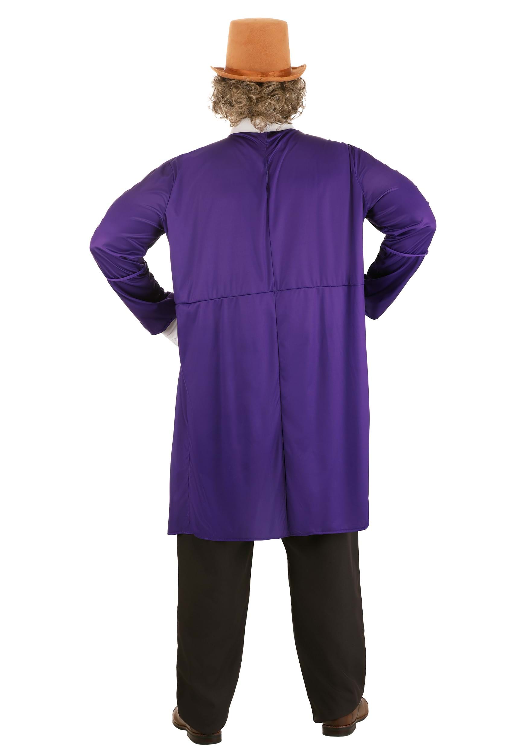 Men's Plus Size Willy Wonka Men's Costume