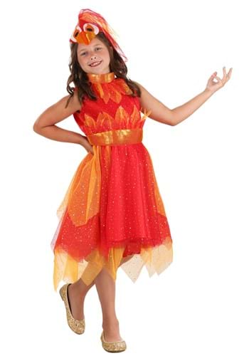Girls Phoenix Costume Dress
