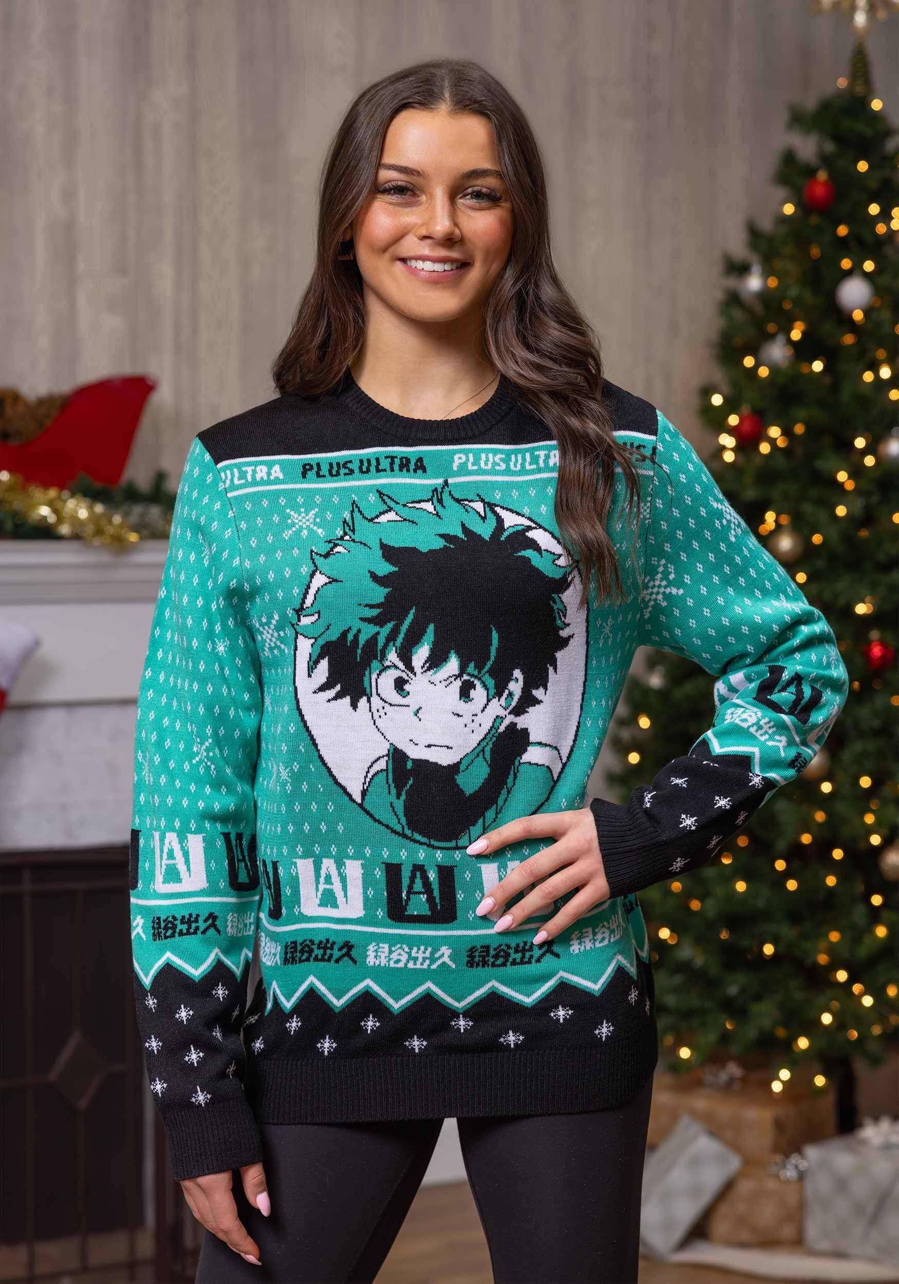 My Hero Academia Ugly Christmas Sweater For Adults