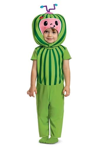 Click Here to buy Cocomelon Toddler/Baby Melon Costume from HalloweenCostumes, CDN Funds & Shipping