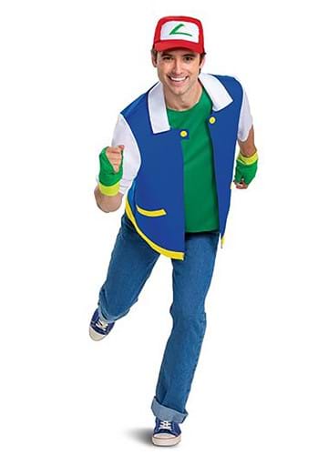 Click Here to buy Pokemon Classic Ash Ketchum Adult Costume from HalloweenCostumes, CDN Funds & Shipping