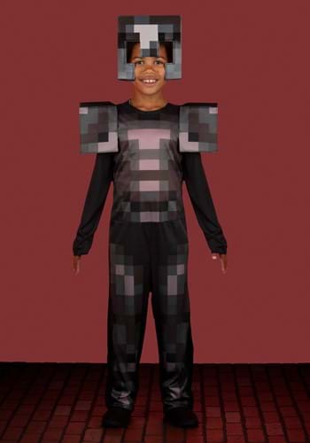 Minecraft Netherite Armor Jumpsuit Kids Classic Costume