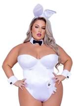 Plus Size Women's White Bunny Costume