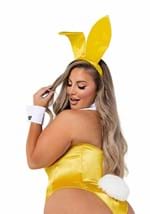 Plus Size Women's Playboy Yellow Bunny Costume
