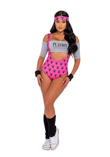 Click Here to buy Playboy Retro Physical Womens Costume from HalloweenCostumes, CDN Funds & Shipping