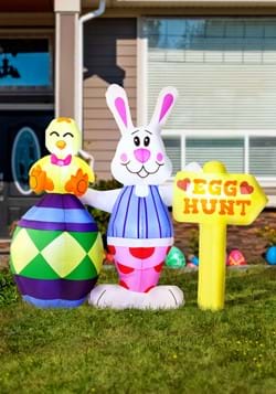 6FT Tall Large Egg Hunt Inflatable Decoration