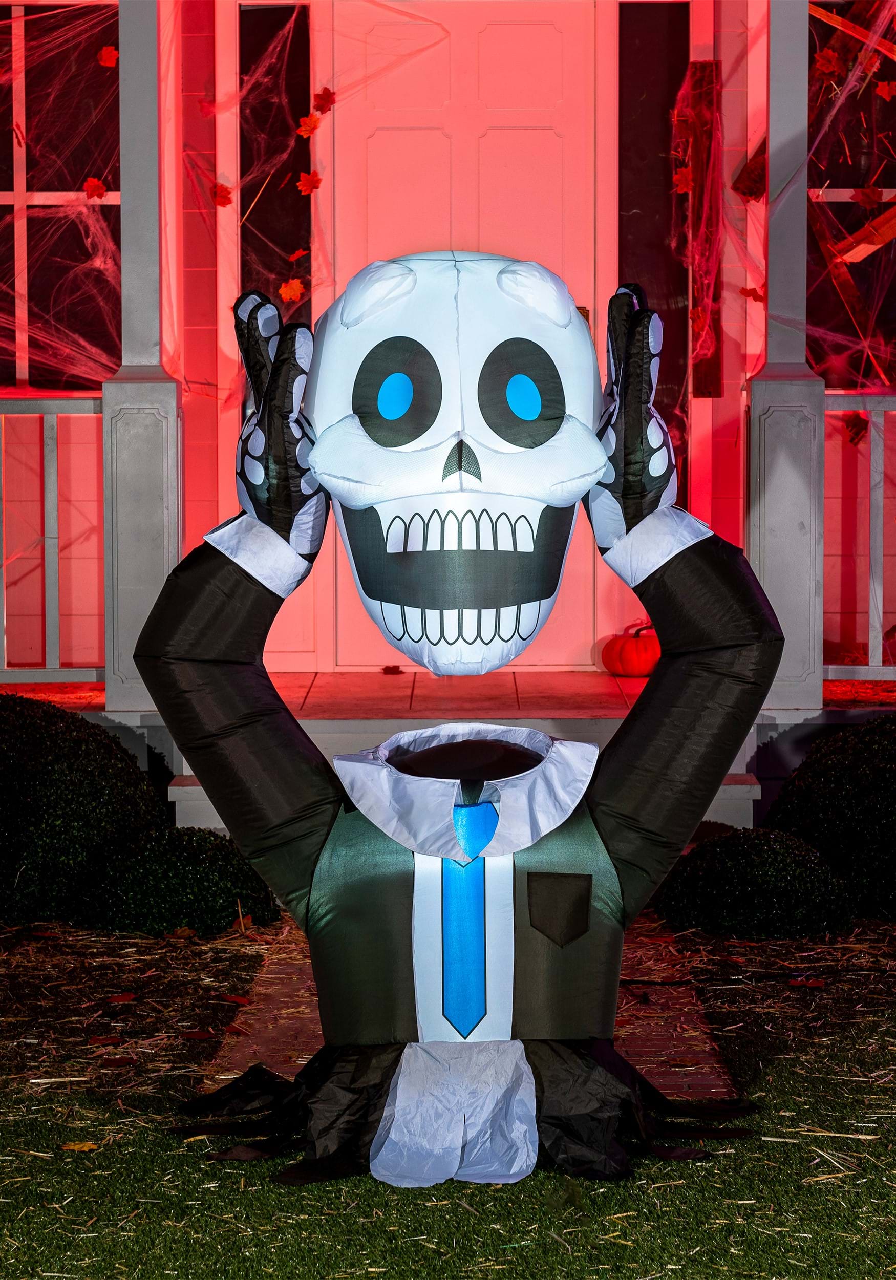 4 Foot Headless Skeleton Inflatable Decoration , Halloween Inflatables