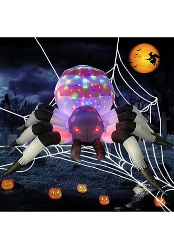 4FT Tall Projection Kaleidoscope Large Spooky Spid