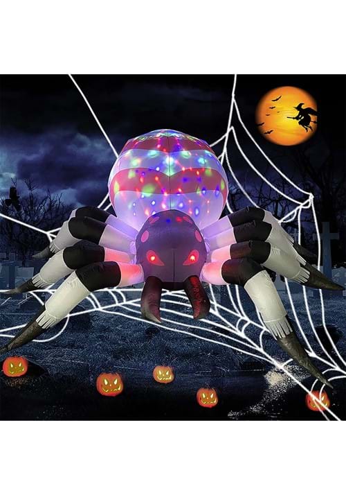 4FT Tall Projection Kaleidoscope Large Spooky Spid