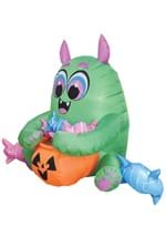 5FT Tall Candy Monster Inflatable Decoration Alt 1