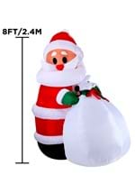 7.9FT Tall Projection Santa & Gift Bag Inflatable  Alt 3