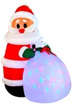 7.9FT Tall Projection Santa & Gift Bag Inflatable  Alt 6