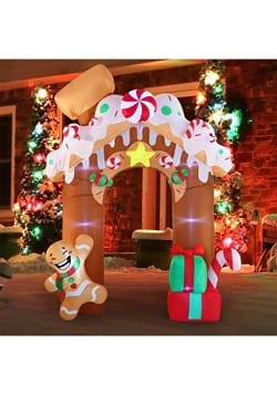 10FT Tall Jumbo Gingerbread Archway Inflatable Decoration