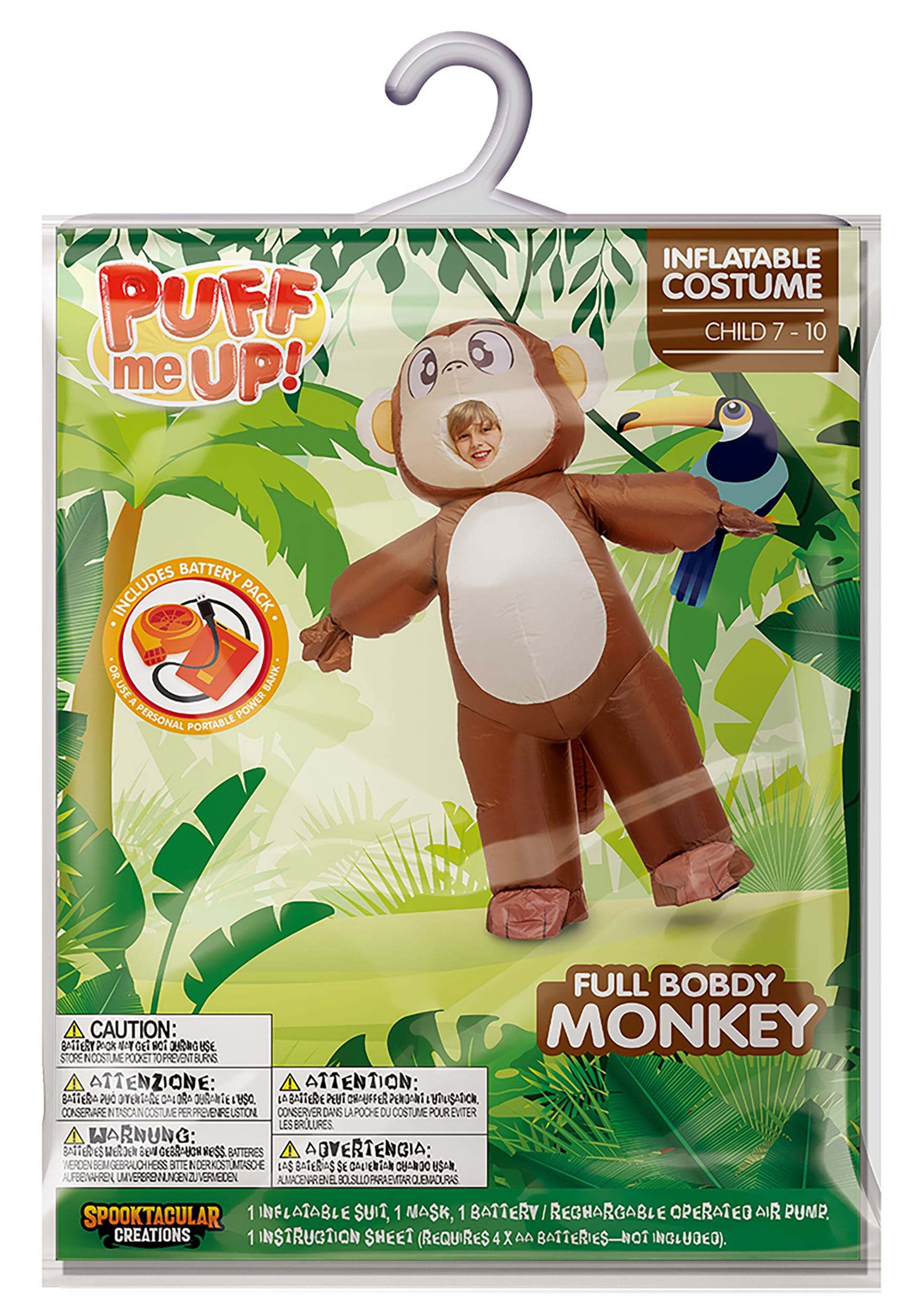 Inflatable Child Monkey Costume