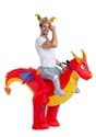 Adult Inflatable Riding A Fire Dragon Costume Alt 3