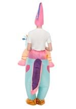 Adult Inflatable Riding-A-Blue Unicorn Costume Alt 5