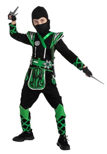 Click Here to buy Green Ninja Kids Costume from HalloweenCostumes, CDN Funds & Shipping