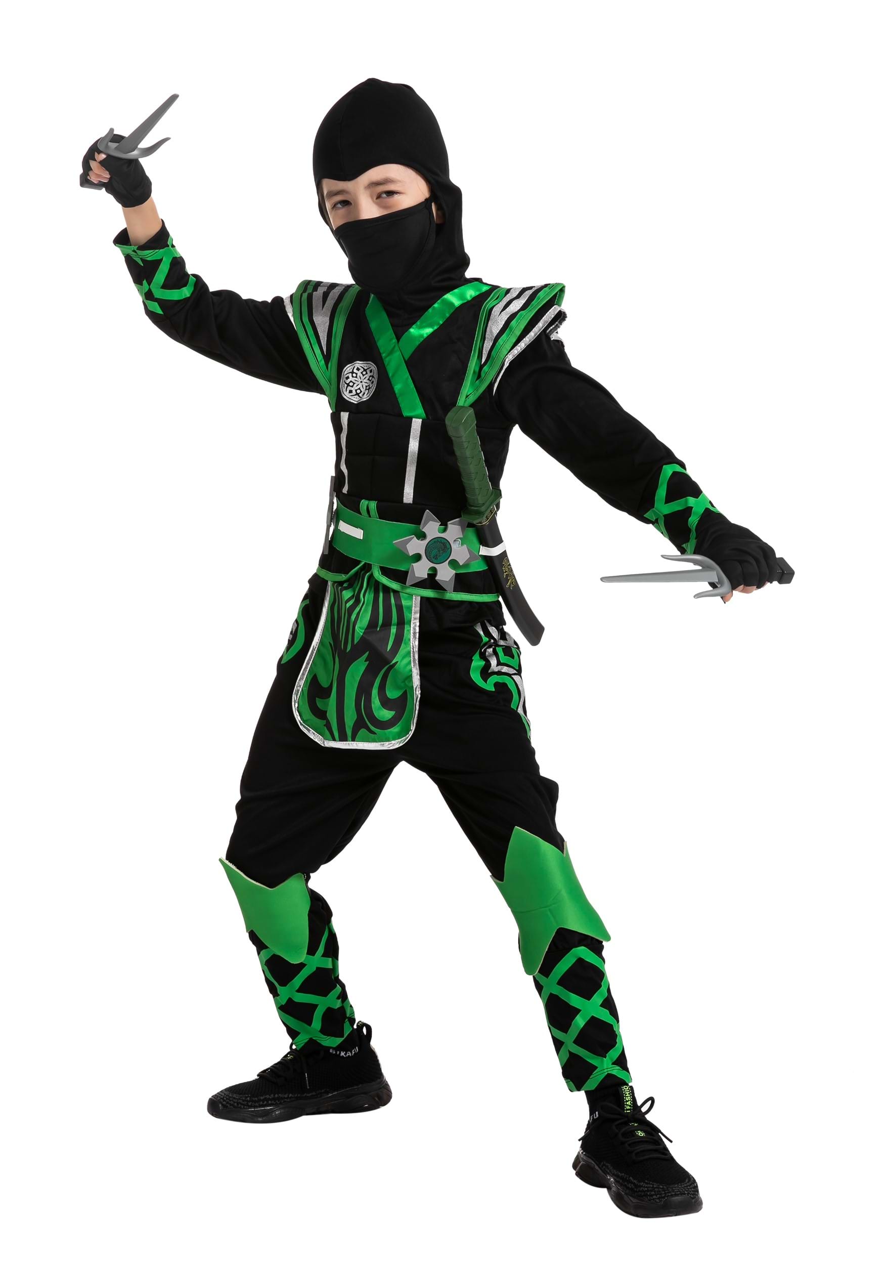 Green Ninja Kid's Costume