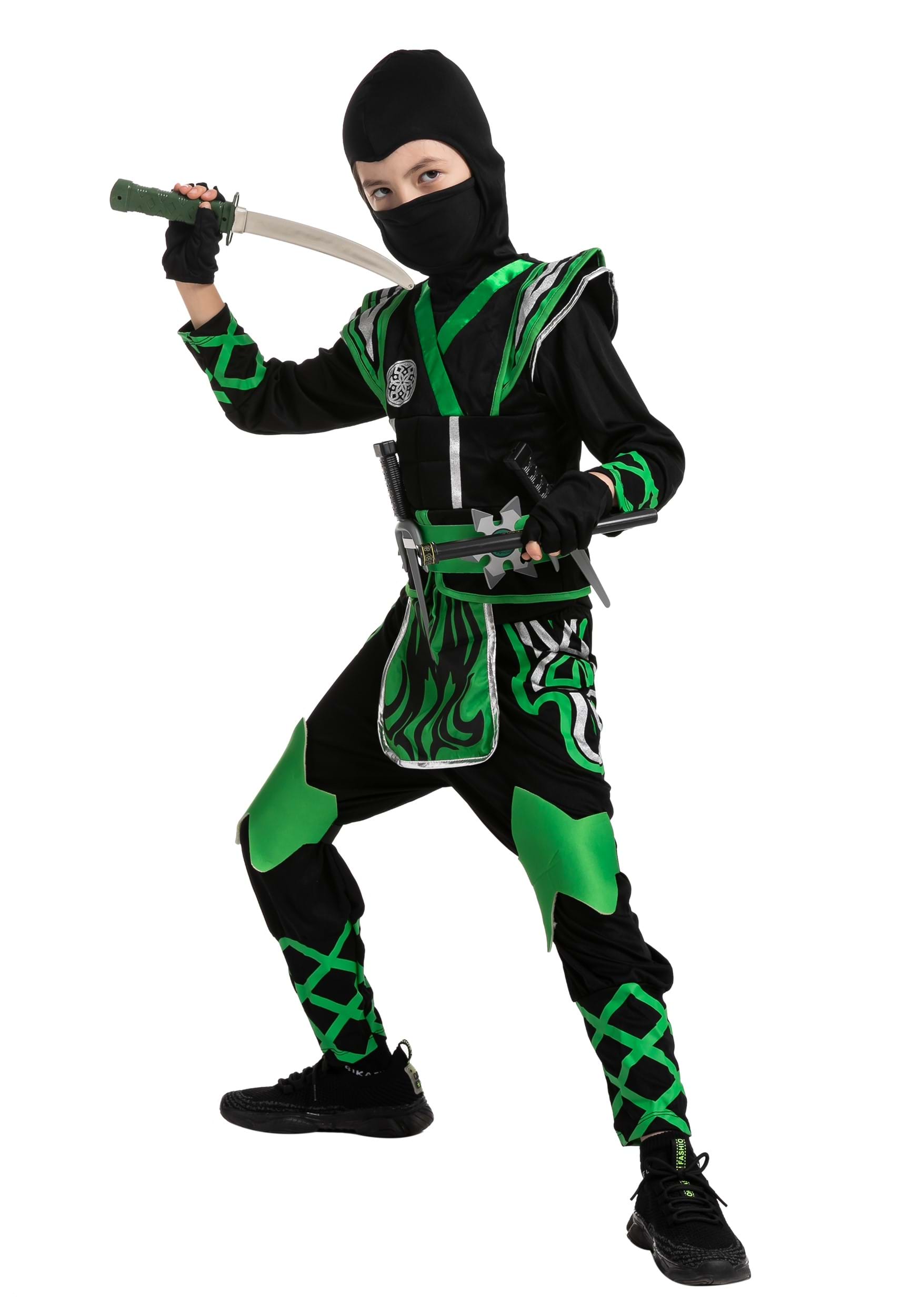 Kid's Green Ninja Costume