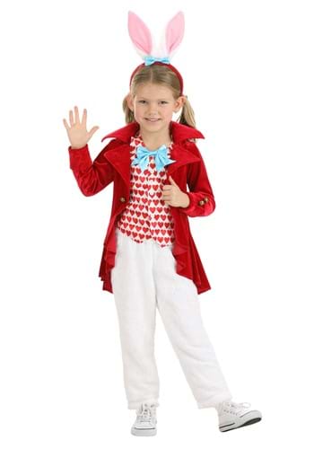 Click Here to buy Girls Dignified White Rabbit Toddler Costume | Kids Storybook Costumes from HalloweenCostumes, CDN Funds & Shipping