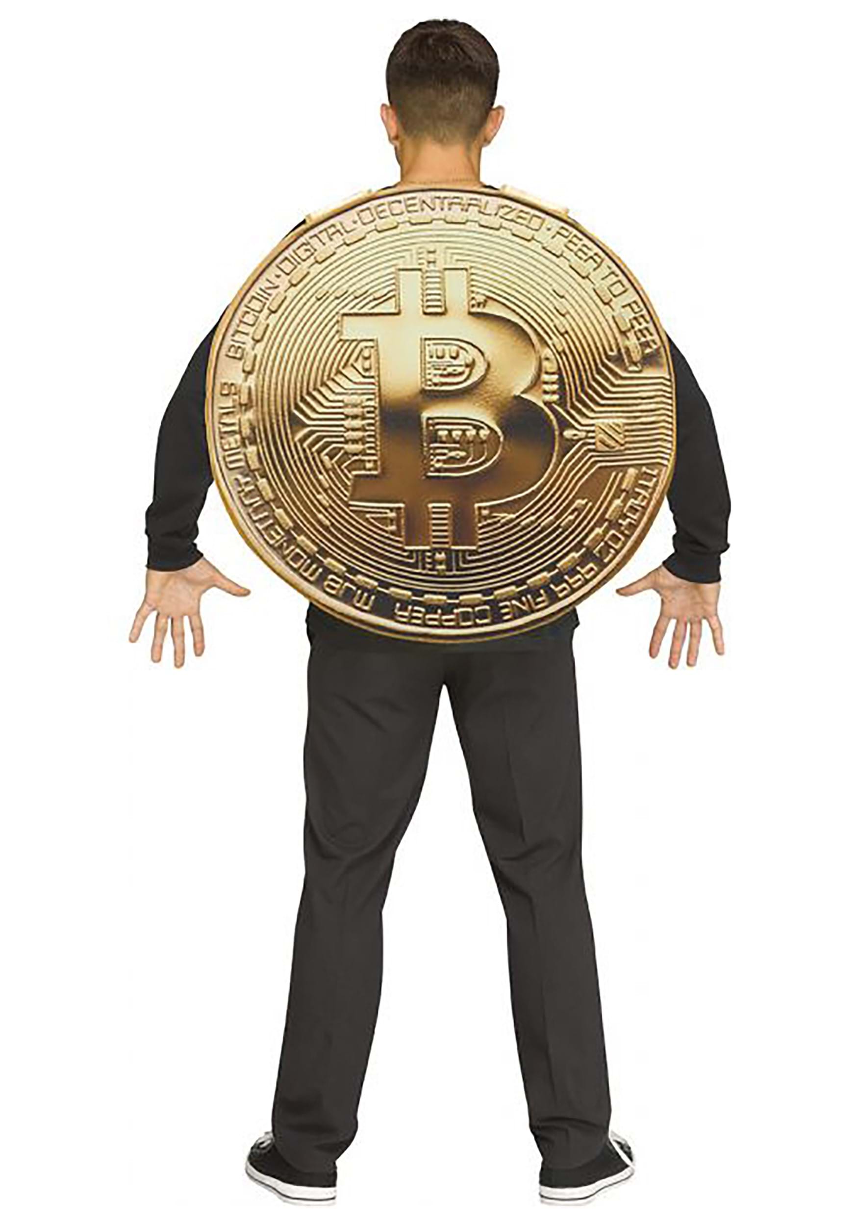 Adult Gold Bitcoin Costume