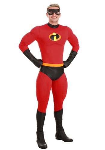 Click Here to buy The Incredibles Deluxe Mr. Incredible Mens Costume from HalloweenCostumes, CDN Funds & Shipping