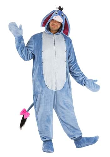 Click Here to buy Plus Size Deluxe Disney Eeyore Costume for Adults from HalloweenCostumes, CDN Funds & Shipping