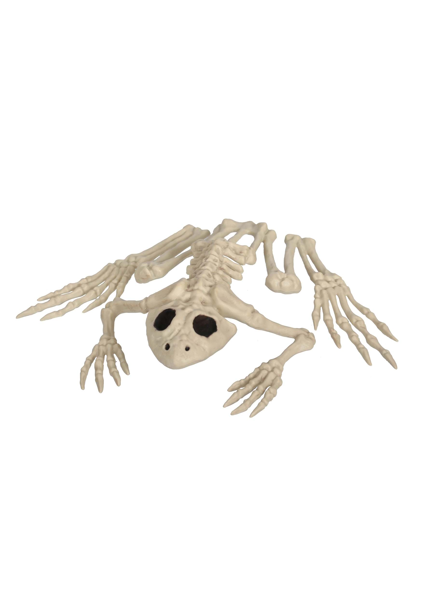 8 Skeleton Frog Halloween Decoration