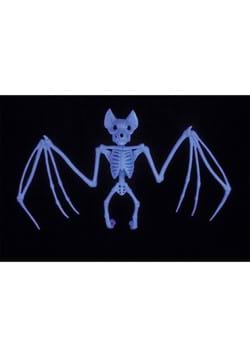 11" Black Light Ghostly Bat Skeleton