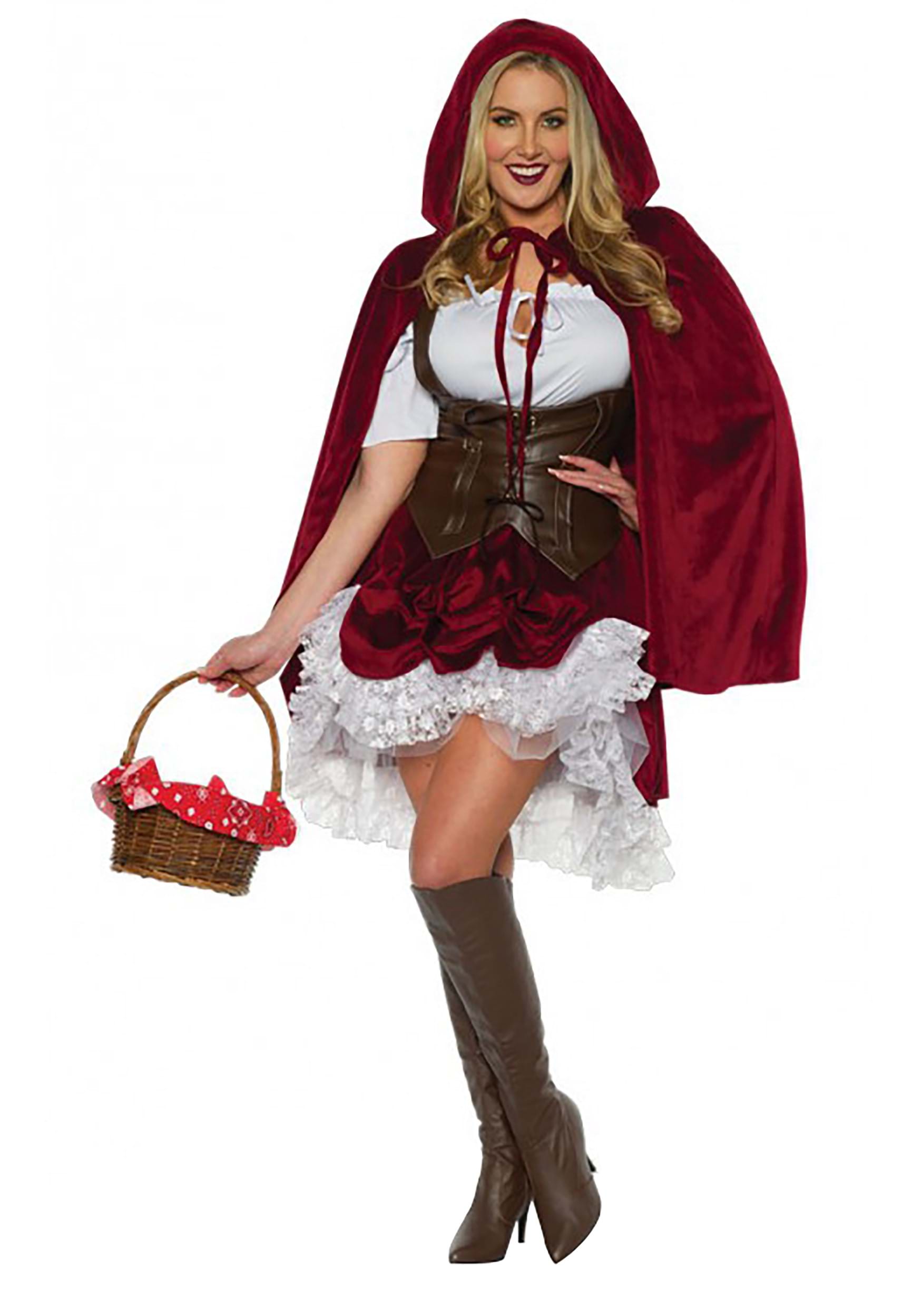 Deluxe Red Riding Hood Costume For Adults 6568