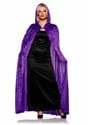 Womens Long Purple Cloak