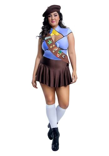 Click Here to buy Plus Size Womens Special Brownie Scout Costume | Womens Costumes from HalloweenCostumes, CDN Funds & Shipping