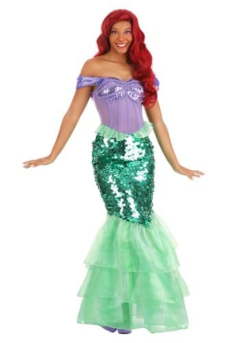 Click Here to buy Disney Little Mermaid Premium Ariel Mermaid Dress for Women from HalloweenCostumes, CDN Funds & Shipping