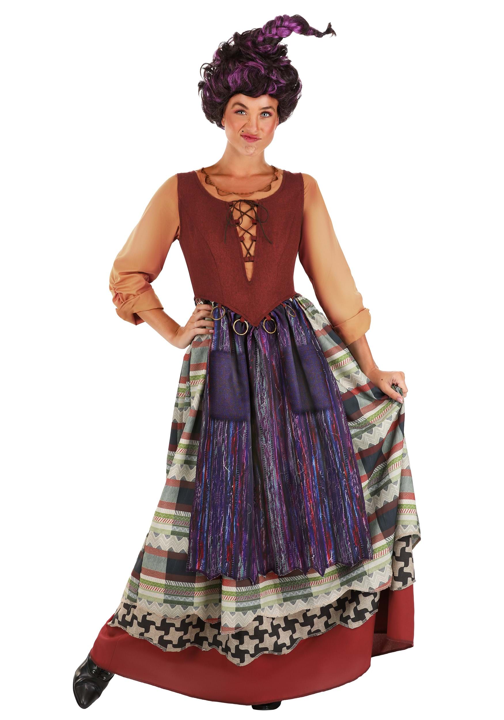 Adult Deluxe Disney Hocus Pocus Mary Sanderson Costume | Disney Costumes
