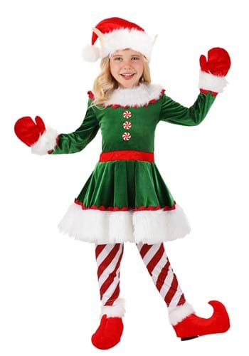 Click Here to buy Christmas Elf Girls Toddler Costume | Kids Elf Costumes from HalloweenCostumes, CDN Funds & Shipping