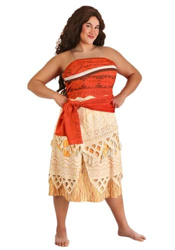 Click Here to buy Womens Plus Size Deluxe Disney Moana Costume | Disney Costumes from HalloweenCostumes, CDN Funds & Shipping