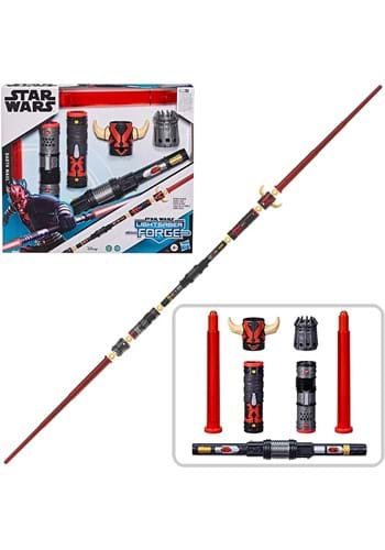 Click Here to buy Star Wars Lightsaber Forge Darth Maul Double-Blade Lightsaber Accessory from HalloweenCostumes, CDN Funds & Shipping