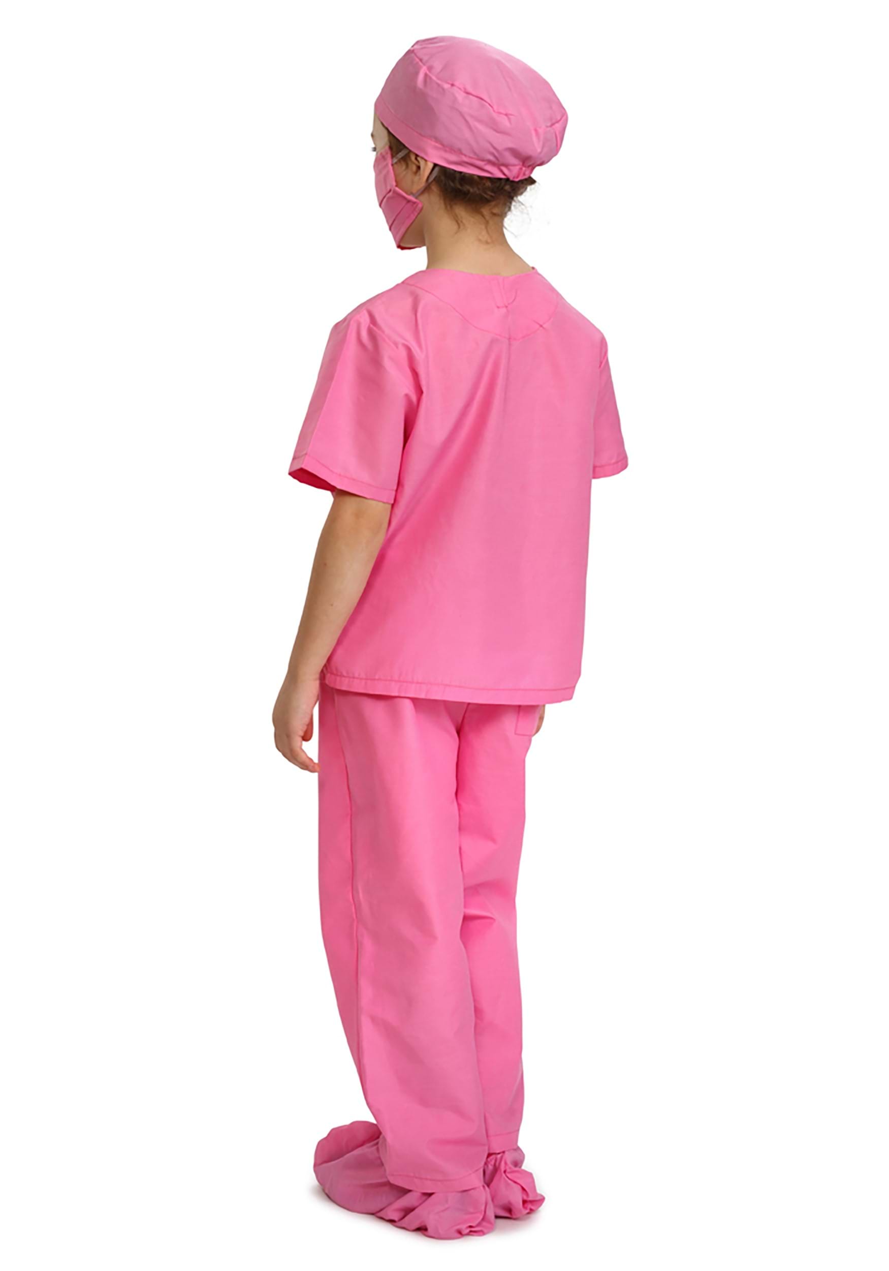 Pink Girl's Doctor Scrubs