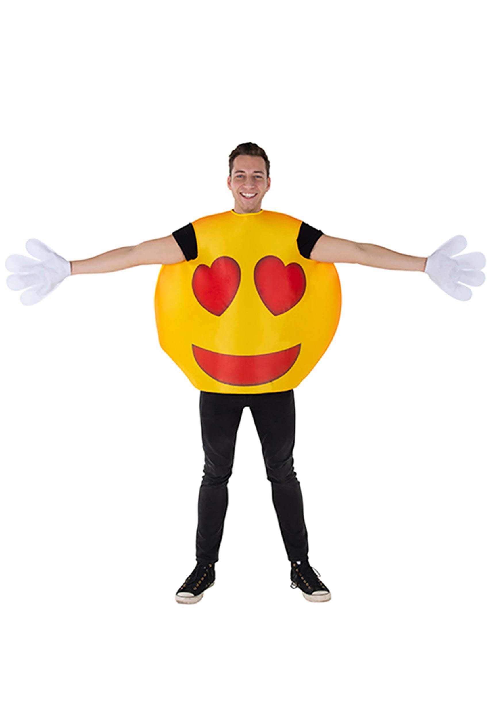 Emoji Heart Smiley Adult Costume