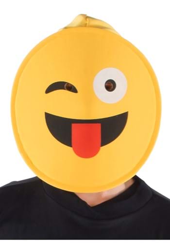 Click Here to buy Tongue Emoji Kids Mask from HalloweenCostumes, CDN Funds & Shipping