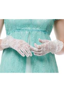 Womens White Lace Costume Gloves