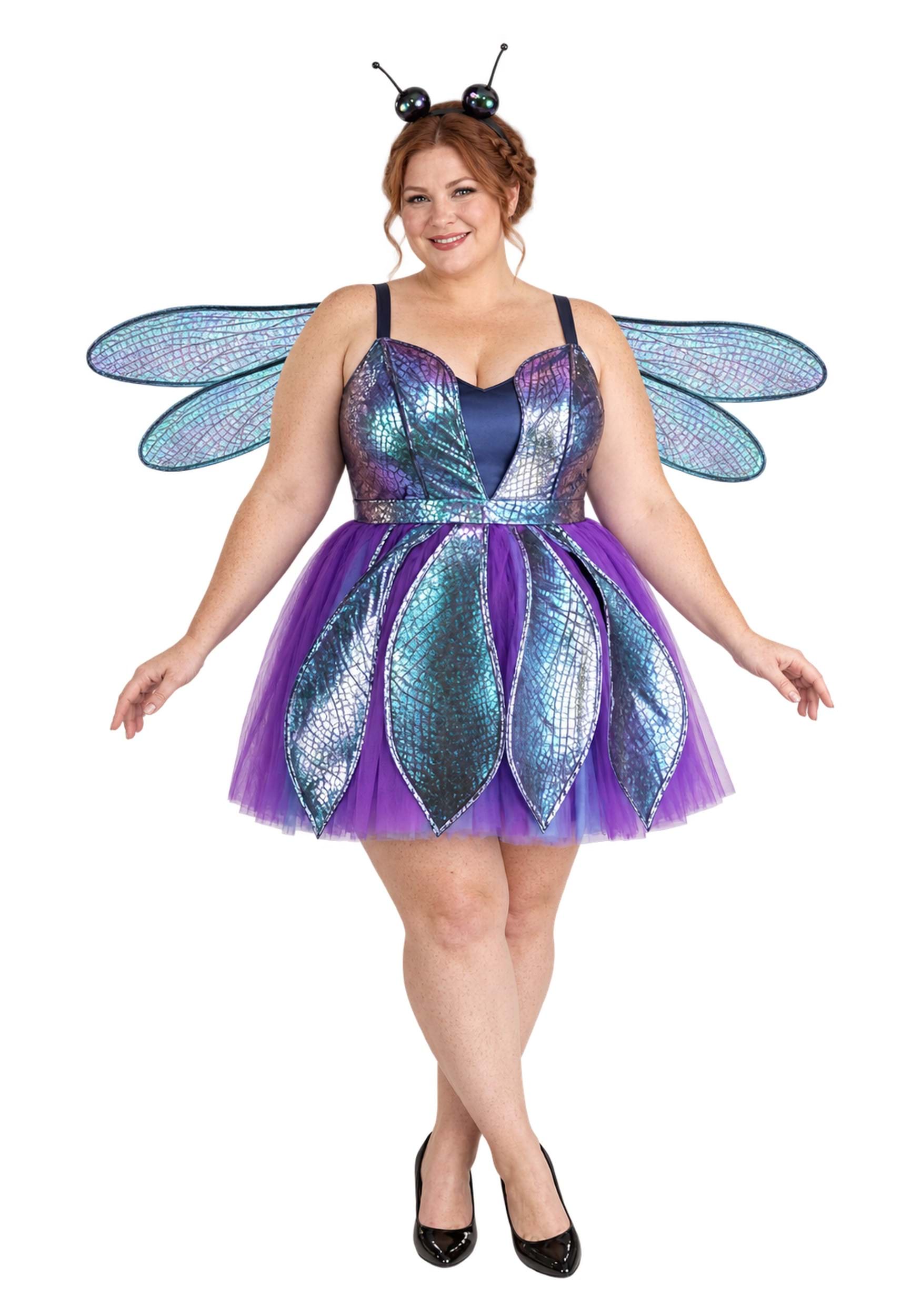 Plus Size Wild Wings Women's Dragonfly Costume | Plus Size Animal Costumes